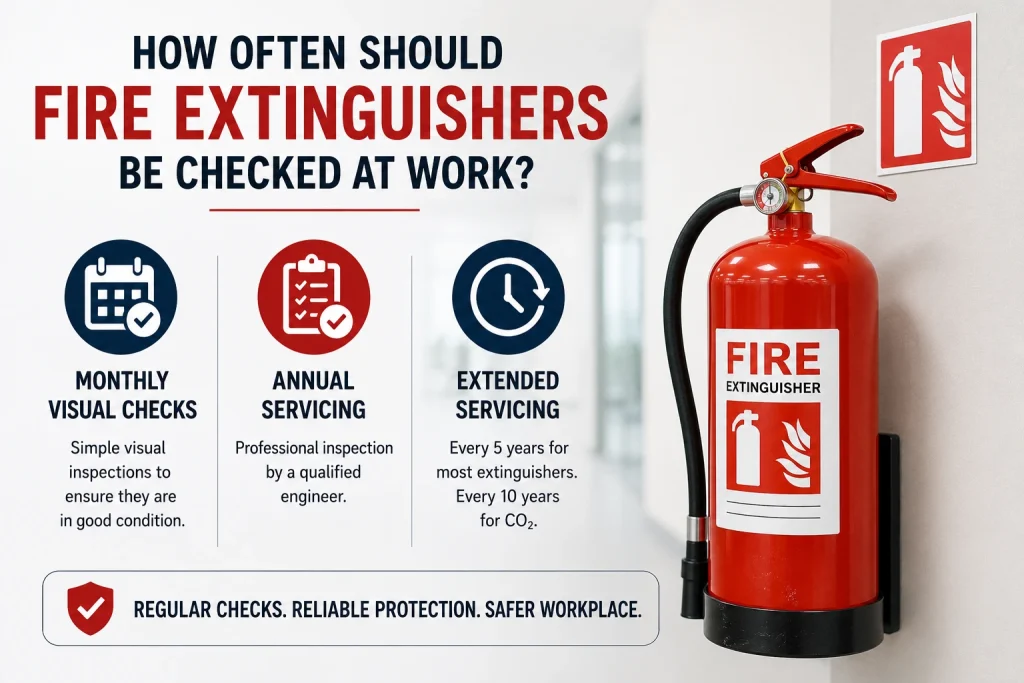 how often should fire extinguishers checked