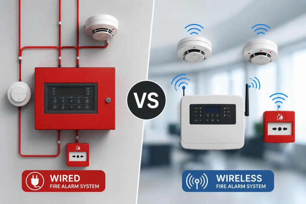Wired vs Wireless Fire Alarm Systems UK